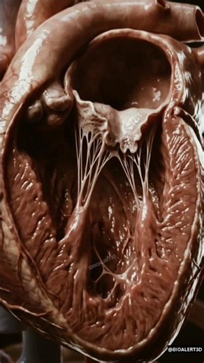 The Mitral Valve & Left Ventricle Explained ❤️ #Anatomy #3dmodel #meded