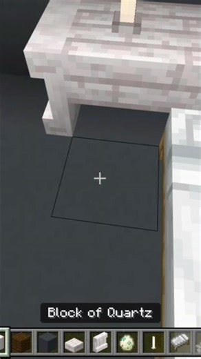 Pale Oak Double Bed For Your Minecraft World #shorts