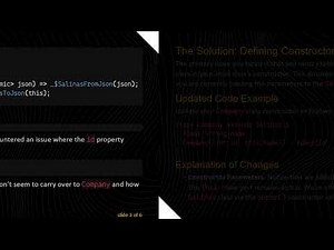 Understanding Json Serialization in Flutter/Dart