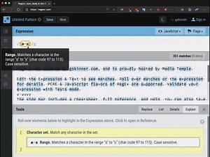 RegEx [Arabic] - Explanation of RegEx