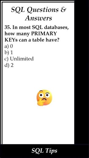 SQL Q&A (Q40) series | Must-Know SQL Interview Question & Answer | #shorts
