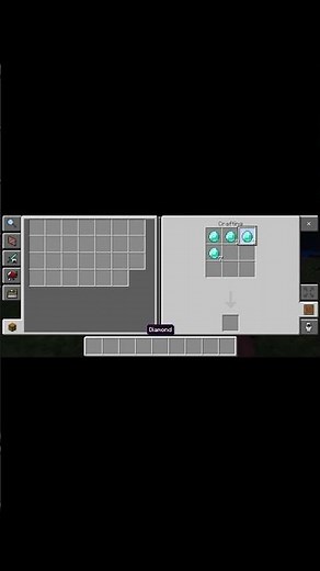 how to create to diamond helmet #atm #shorts #minecraft