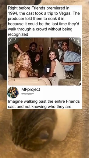 The friends cast before anyone recognized them