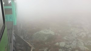 6.2K views · 79 shares | Hurricane force wind gusts kept us off the summit all day today. Just a reminder that Mount Washington can be a fierce environment, and these trips up to Skyline at 5500' can be like arriving on another planet! It is eerie and beautiful at the same time up there today! | Mount Washington Cog Railway | Facebook