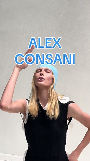 Like diamonds in the sky 💎 @Alex Consani shines bright for our Fall issue 🍁 #alexconsani