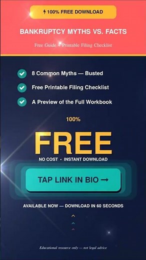 FREE Chapter 7 Bankruptcy Guide + Checklist