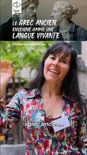 Apprendre le grec ancien comme un langue vivante