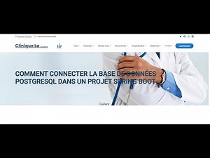 Comment Connecter la base de données PostgreSQL dans un projet Spring Boot