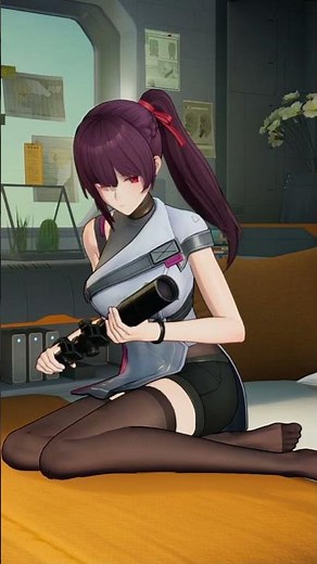 Girls Frontline 2 Exilium Dorm Life Positions (Makiatto)