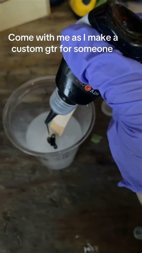 Creating a custom GTR R35 art piece for a custom. Subscribe to see more custom cars made