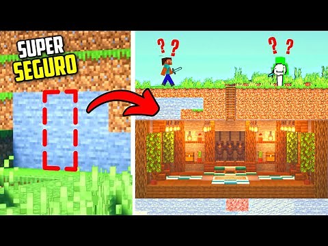 COMO HACER una BASE SECRETA PERFECTA en MINECRAFT SURVIVAL