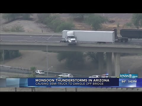 Monsoon thunderstorms causes damaging flooding in Arizona