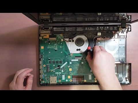 How to disassemble the Asus X551C laptop (Asus X551C disassembly. How to replace the HDD and RAM)