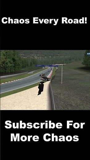 Insane Wrong Way Flip in GTR2 – Spa Crash!