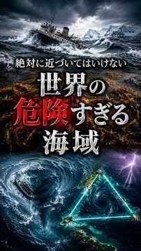 絶対に近づいてはいけない「世界の危険すぎる海域」#危険な海域 #ドレーク海峡 #サルガッソ海 #バミューダトライアングル #地球の謎 #海のミステリー #雑学