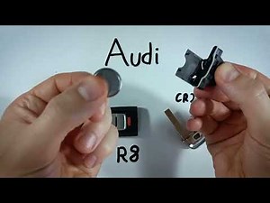 How to replace the battery of the Audi R8 key.