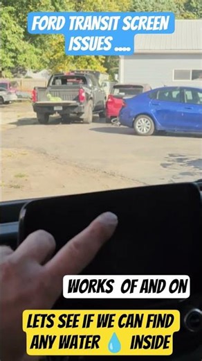 ford transit screen problems