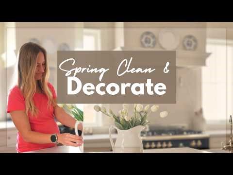 cozy clean & decorate | spring decorating in the kitchen