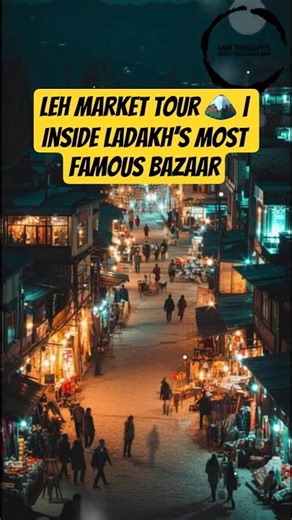 Leh Market Tour 🏔️ | Inside Ladakh’s Most Famous Bazaar