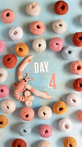 DAY FOUR is the last day of lots of small pieces! Today we’re making the should joints that later connect to the claws. Have a lovely Sunday ☀️ #toftuk #lilithelangoustine #crochet #crochetlove #crochetloversofinstagram #crochetlover #crochetvideo #cal #crochetalong | TOFT