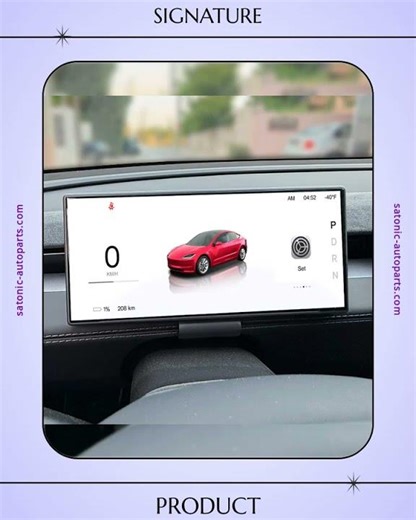 CyberTruck 8.9 inch Carplay Multi-Function Display ( Free Air Vent )