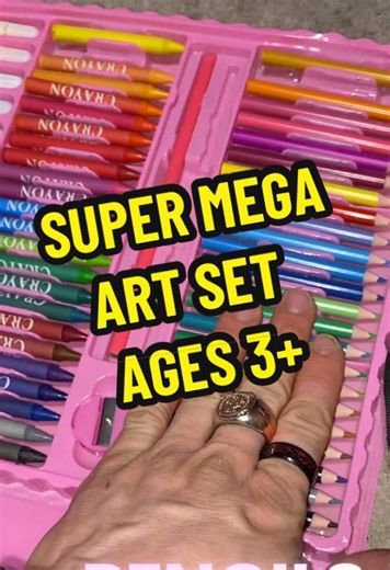 Unlock your child’s creativity with this 208-piece Super Art Kit—now on sale for a limited time! Packed with markers, crayons, paints, and a built-in easel, it’s the ultimate all-in-one art studio for kids who love to draw, color, and create. Perfect for birthdays, learning activities, and everyday fun! #ArtKitForKids #KidsCreativeFun #TikTokMadeMeBuyIt #TodayOnlyDeal #UnboxWithMe