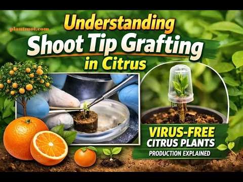 Understanding Shoot Tip Grafting in Citrus | Virus-Free Citrus Plant Production Explained 🍊🌱