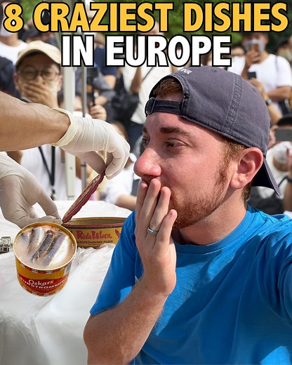 6.9M views · 10K reactions | 8 Most Bizarre Foods In Europe | Drew Binsky | Facebook