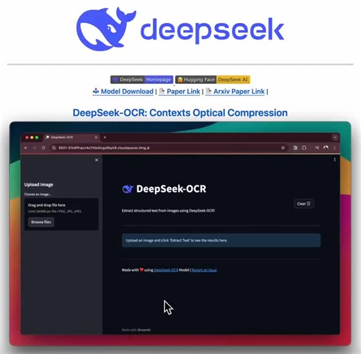 Fine-tune DeepSeek-OCR on your own language Open-source locally : Most vision models treat documents as massive sequences of tokens, making long-context processing expensive and slow. DeepSeek-OCR uses context optical compression to convert 2D layouts into vision tokens, enabling efficient processing of complex documents. It is a 3B-parameter vision model that achieves 97% precision while using 10x fewer vision tokens than text-based LLMs. In fact, you can easily fine-tune it for your specific u