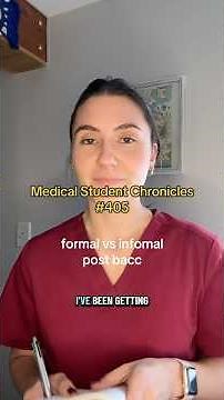 Formal versus informal post baccalaureate programs for non traditional medical students 🩺￼