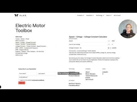 How to Use Alva’s Electric Motor Toolbox | Free Motor Calculation Tool