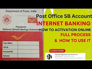 Post Office SB Account POSB: A Guide to Internet Banking Activation : First Login Net Banking