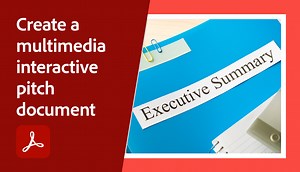 Create a multimedia interactive pitch document | Adobe Education Exchange
