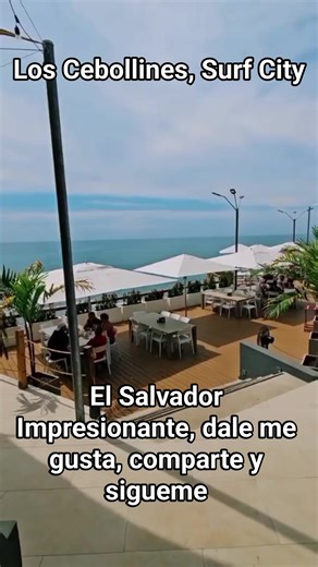 ElSalvador Impresionante con Jose on Instagram: "El restaurante Los Cebollines en Surf City es una de las aperturas más recientes y populares en la zona costera de La Libertad. Combina el tradicional "meritito sabor mexicano" de la cadena con un menú especializado en mariscos y una infraestructura moderna diseñada para disfrutar del entorno playero. #LosCebollines #surfcity #acantilados #mariscosfrescos #LaLibertad"