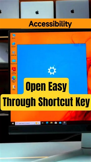 Open Accessibility Settings! Windows + U Shortcut | PC & Laptop #shorts