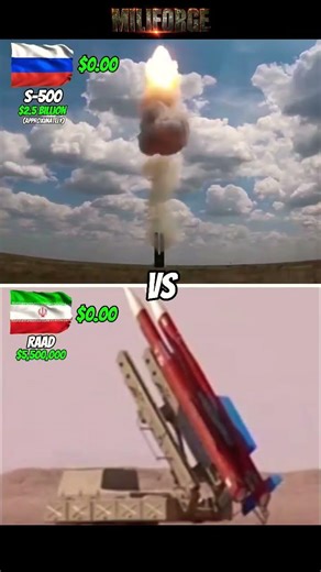 S-500 Prometheus vs Raad Air Defense System | Strategic Air Defense & Cost per Shot!