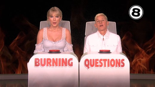 Taylor Swift answers my Burning Questions. | Ellen DeGeneres