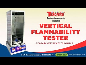 Textile vertical flammability tester, flammability testing equipment, ISO 6941, ASTM D6413