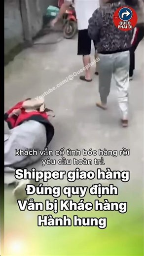 Just because he wasn't allowed to open the package first: A male delivery driver was assaulted, r...