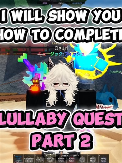How To Complete Lullaby Quest PART 2 #fisch #fishing #newrodfisch #lullaby #secretquest