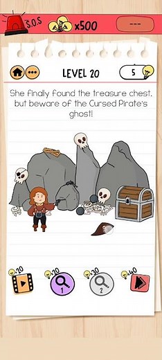 Brain test 2 - Captain Mary - Level 20