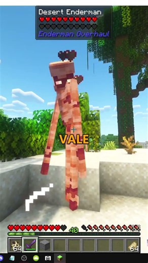 CÓMO FUNCIONA al DESERT ENDERMAN en MINECRAFT Enderman Overhaul