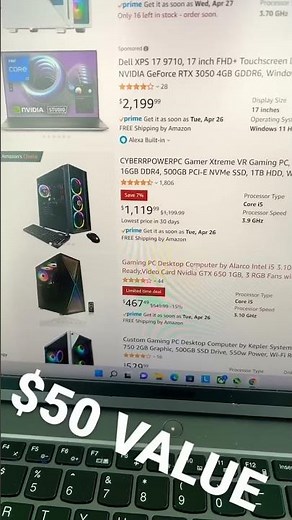 Amazon Prebuilt Gaming PC SCAM