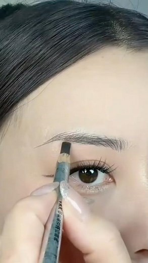 How To Draw Perfectly Eyebrows Shape With Pencil #microblading eyebrows pencil #ytshorts