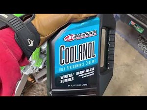 How to change your coolent on a kx 250f