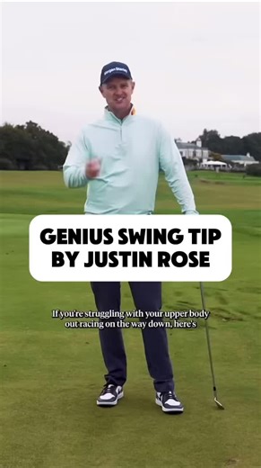 Try this genius swing tip from Justin Rose to help improve your downswing! In this video by golf digest featuring Justin Rose, he shares a simple tip to stop your body out racing in the downswing! ⛳️Follow golf digest for more golf tips and advice! Golf is hard enough! Let’s make it simple. ❤️ Follow @strokedoutgolf⁠ for great golf tips to help you improve all aspects of your game! 🔥⁠ Credit: golf digest on YT DM for removal request ( no copyright infringement intended ) . . #golfinstruction #g