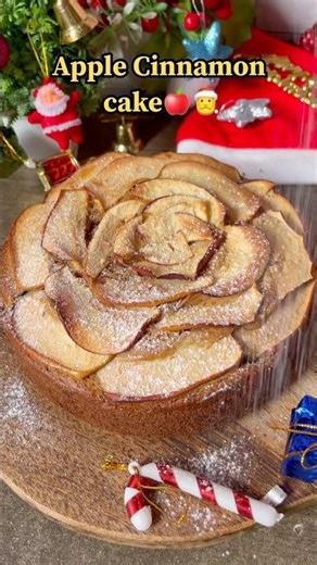 Christmas Special Apple Cinnamon cake without maida #applecinnamon #applecake #christmas #cakerecipe