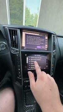 HOW TO DOWNLOAD THE REDSPORT APP ON A Q50 #infiniti #q50
