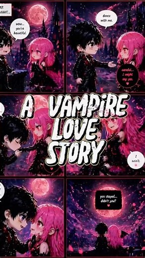 Vampire love story… do you want to know how it ends? 🦇