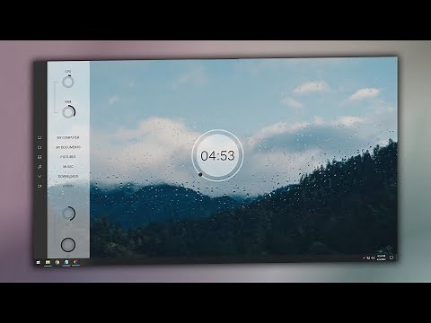 SideBAR Rainmeter Skin | Modern Rainmeter Skin Installation